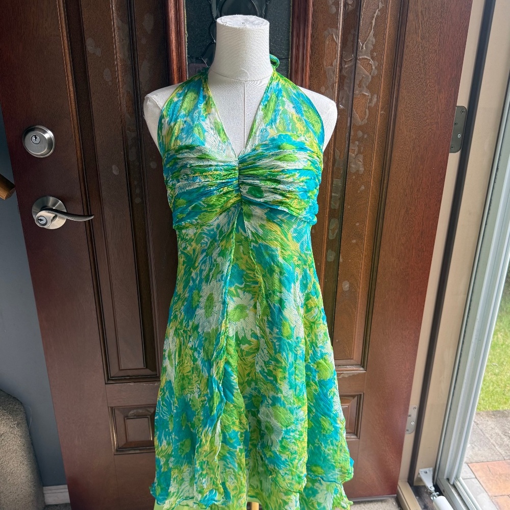 Silk Mini Dress